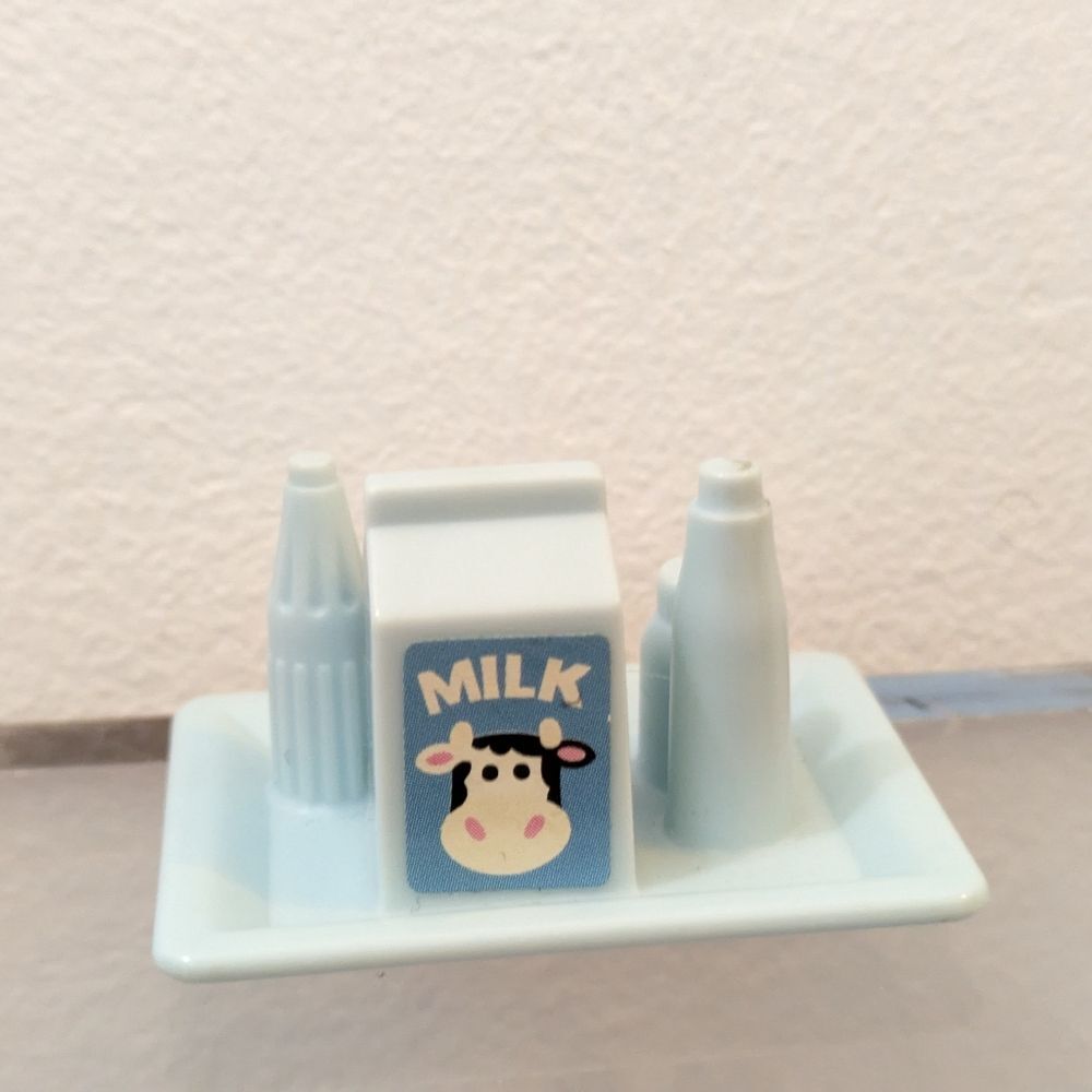 Playskool Dollhouse Furniture Vintage Blue Milk Food Tray